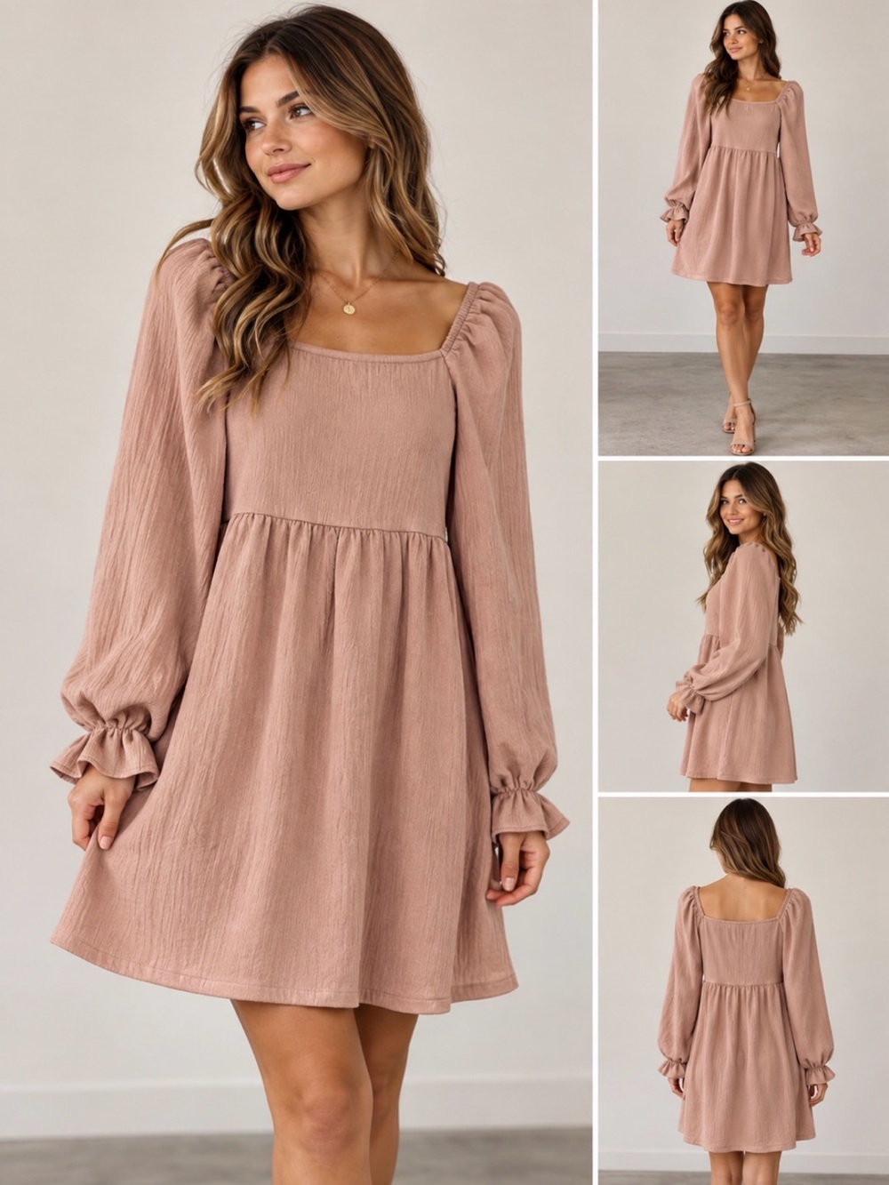 VILA crinkled dress